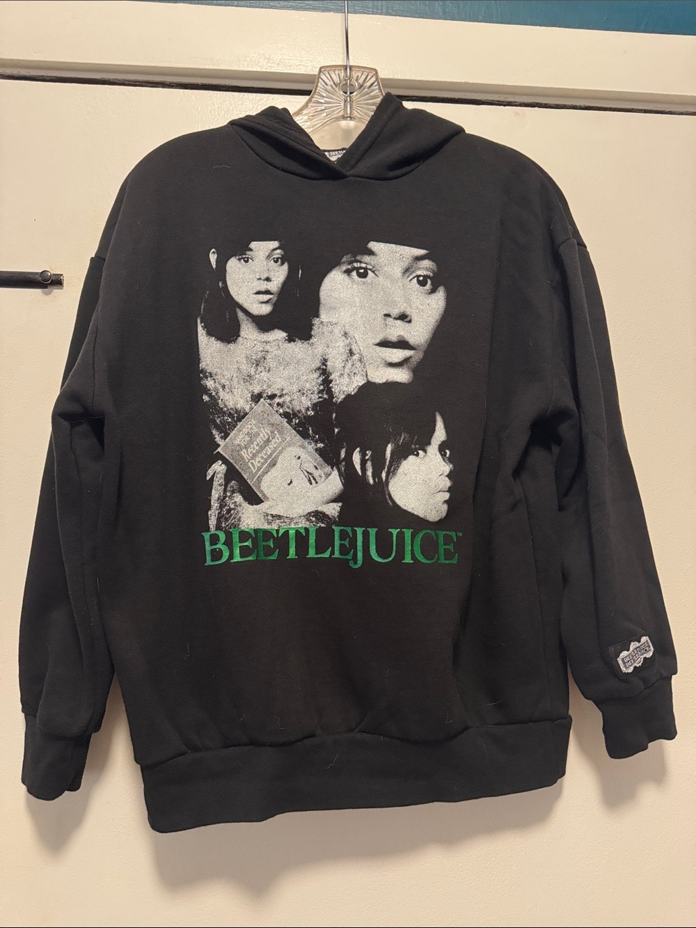 Beetlejuice Black Graphic Kids Hoodie